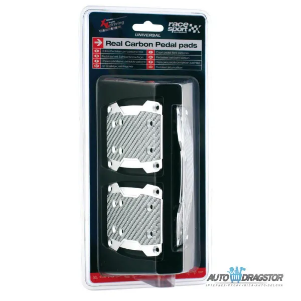 PEDALE PAPUČICA CARBON SILVER 