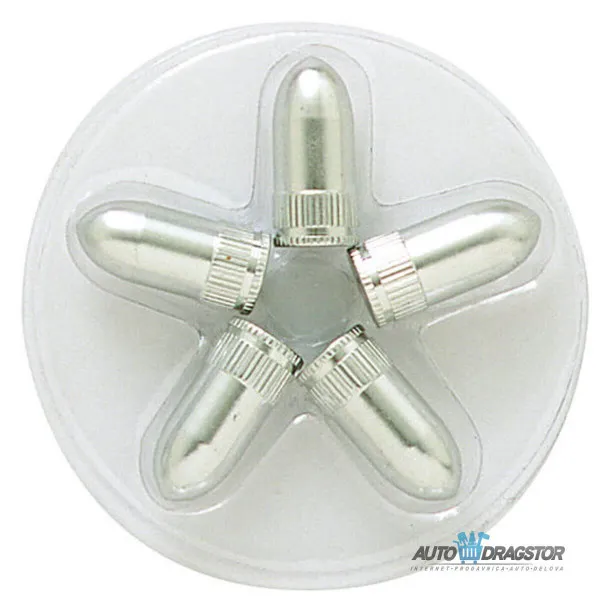 KAPICE VENTILA  ALUMINIJUMSKE SET 5KOM 