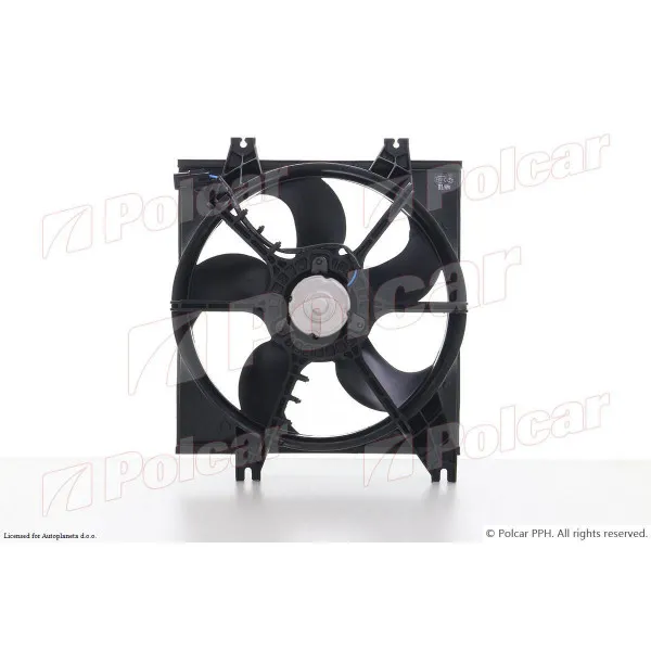 Ventilator hladnjaka sa nosačem HYUNDAI ACCENT (LC), 00-06; ACCENT (X-3), 94-00; PONY (X-3), 94-98; 