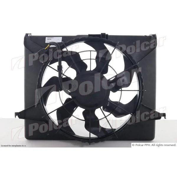 Ventilator hladnjaka sa nosačem HYUNDAI SONATA (NF), 05-10; 