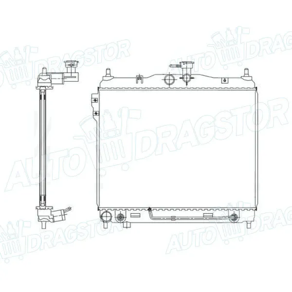 Hladnjak HYUNDAI GETZ (TB), 02-11; 