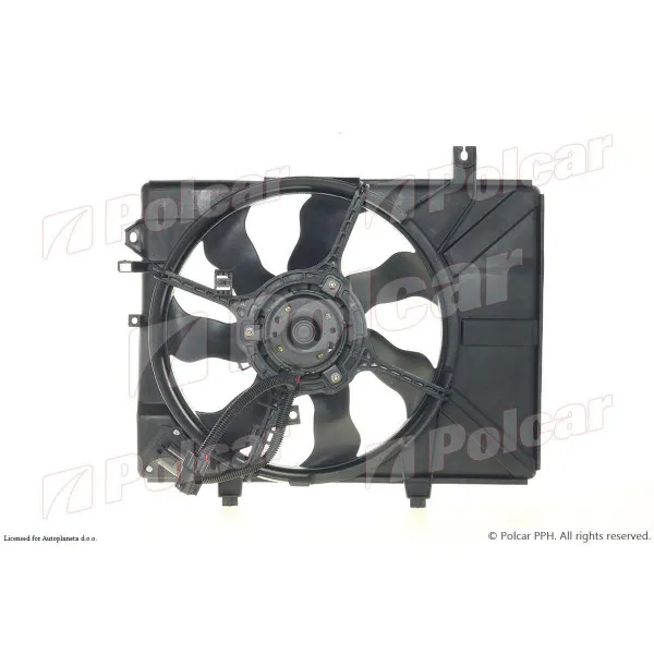 Ventilator hladnjaka sa nosačem HYUNDAI GETZ (TB), 02-11; 
