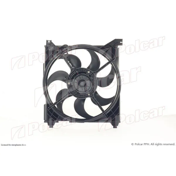 Ventilator hladnjaka sa nosačem HYUNDAI SANTA FE (CM), 01-06; 