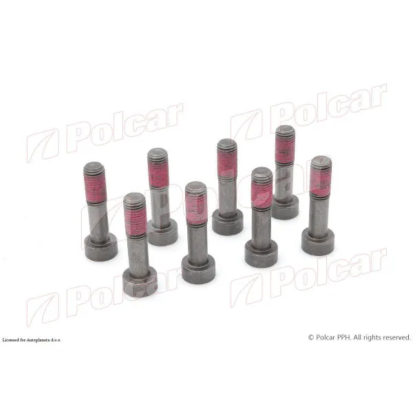 Šrafovi/komplet TOYOTA AURIS (E15), 07-12; AURIS (E18), 13-19; AVENSIS (T25), 03-08; AVENSIS (T27), 08-19; COROLLA VERSO (ZER/ZZE), 04-09; RAV4 (XA30), 06-13; 