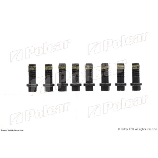 Šrafovi/komplet MAZDA 3 (BK), 03-09; 3 (BL), 09-13; 5 (CR), 05-10; 6 (GG/GY), 02-08; 6 (GH), 08-12; CX-7 (ER), 06-12; MPV (LW), 99-06; 