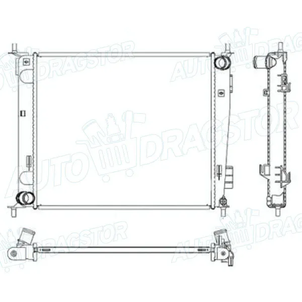 Hladnjak KIA SOUL (AM), 08-13; 