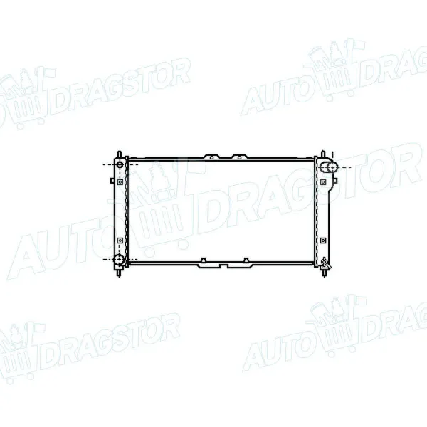 Hladnjak MAZDA 626 (GE), 92-98; MILLENIA (CA), 92-99; MX-6 (GE6), 92-98; XEDOS 6 (CA), 92-99; 