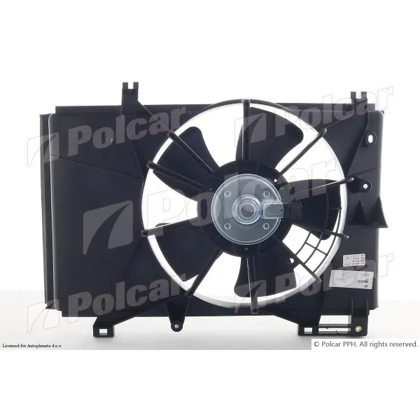 Ventilator hladnjaka sa nosačem MAZDA 2 (DE), 07-14; 