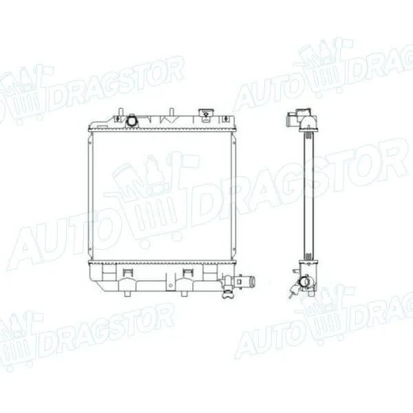 Hladnjak MAZDA DEMIO (DW), 96-03; 