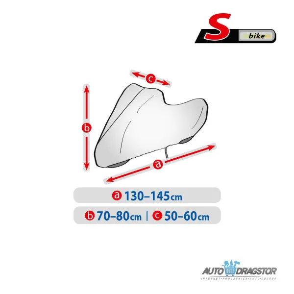 CERADA ZA BICIKLE VELIČINA S,DUŽINA 130-145CM 