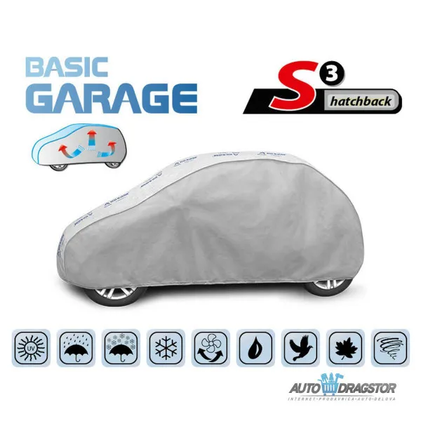 CERADA ZA AUTOMOBIL S3 HATCHBACK D 335-355/Š 126-136/V 148CM VODONEPROPUSNA 