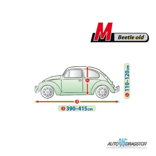 CERADA ZA AUTOMOBIL VW BUBA-STARA DUŽINA 390-415CM 