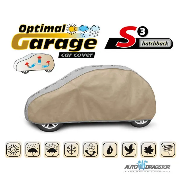 CERADA ZA AUTOMOBIL S3 HATCHBACK,VODOOTPORAN,OTPORAN NA UV ZRAKE,D 335-355CM,V 126-136CM 