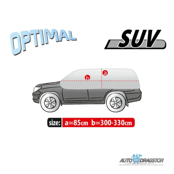ZAŠTITA ŠOFERSAJBNE LETO/ZIMA DUŽINA 300-330CM,ŠIRINA 85CM ZA SUV VOZILA 