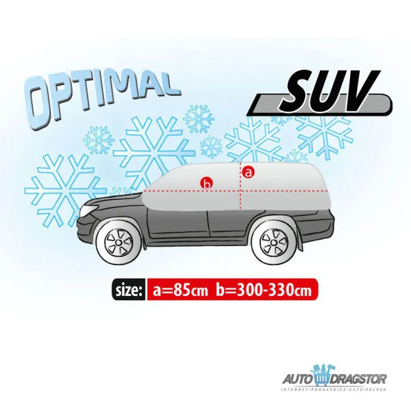 ZAŠTITA ŠOFERSAJBNE LETO/ZIMA DUŽINA 300-330CM,ŠIRINA 85CM ZA SUV VOZILA 