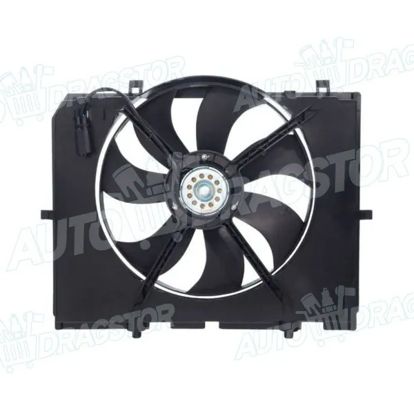 Ventilator hladnjaka sa nosačem MERCEDES E-KLASSE (W210), 95-03; 