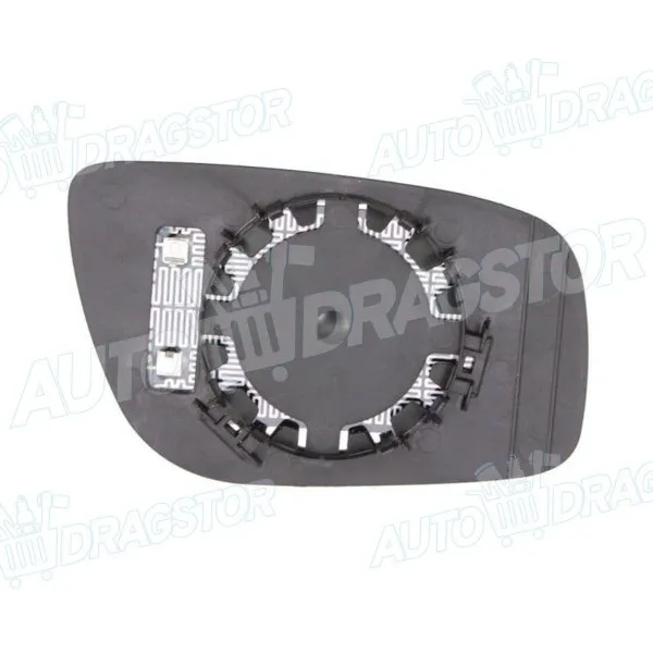 Staklo retrovizora sa nosačem MERCEDES E-KLASSE (W211), 02-09; 