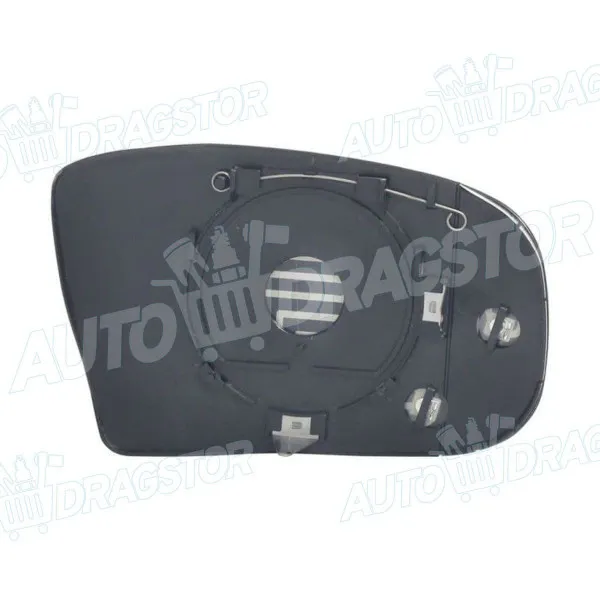 Staklo retrovizora sa nosačem MERCEDES CL-KLASSE (C215), 99-06; S-KLASSE (W220), 98-05; 