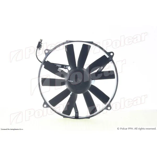 Ventilator hladnjaka sa nosačem MERCEDES S-KLASSE (W126), 79-91; SL-KLASSE (R129), 89-01; 