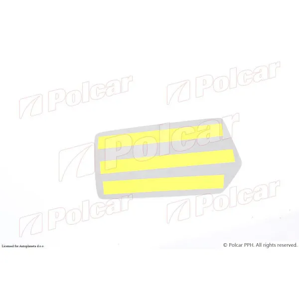 Staklo retrovizora MERCEDES S-KLASSE (W126), 79-91; 