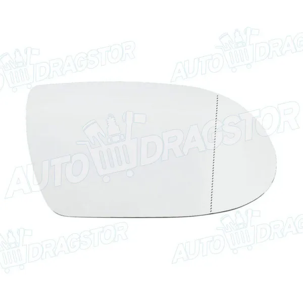 Staklo retrovizora sa nosačem MERCEDES SL-KLASSE (R230), 01-11; SLK-KLASSE (R171), 04-11; 