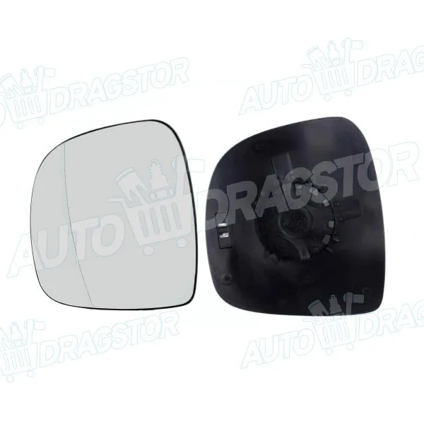 Staklo retrovizora sa nosačem MERCEDES VIANO (W639), 03-14; VITO (W639), 03-14; 