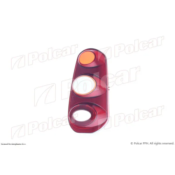 Staklo štop svetla SMART FORTWO (W450), 98-07; 