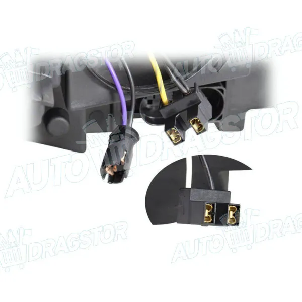 Far MERCEDES C-KLASSE (W204), 07-14; 