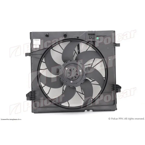 Ventilator hladnjaka sa nosačem MERCEDES GLE-KLASSE (W166), 15-19; M-KLASSE/ML (W166), 11-15; 