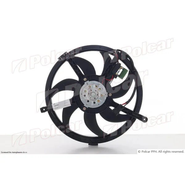 Ventilator hladnjaka sa nosačem MINI COOPER /CLUBMAN/CABRIO/ROADSTER/COUPE (R55/R56/R57/R58/R59), 07-15; ONE /CLUBMAN/CABRIO (R55/R56/R57), 07-15; 