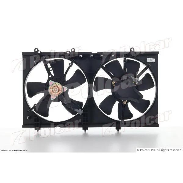 Ventilator hladnjaka sa nosačem MITSUBISHI LANCER (CS), 00-07; 