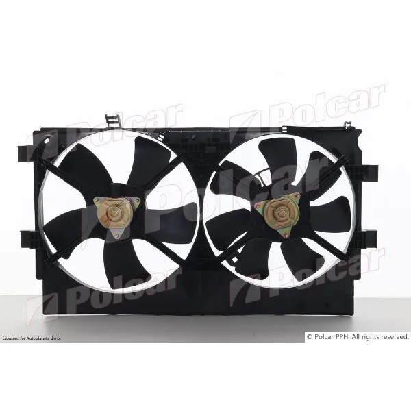 Ventilator hladnjaka sa nosačem MITSUBISHI ASX (GA), 10-; LANCER (CY0), 07-; OUTLANDER (CW0), 07-12; OUTLANDER SPORT, 10-; 