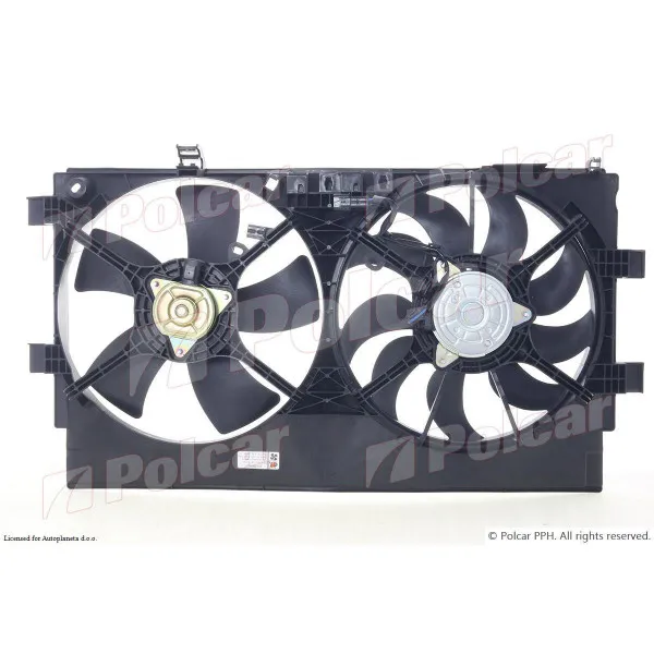 Ventilator hladnjaka sa nosačem MITSUBISHI OUTLANDER (CW0), 07-12; OUTLANDER (GG/GF), 12-; 