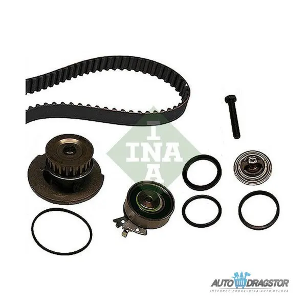 Set zupčastog kaiša sa vodenom pumpom OPEL ASTRA G (T98), 98-09; COMBO C, 00-11; MERIVA (X03), 03-10; 