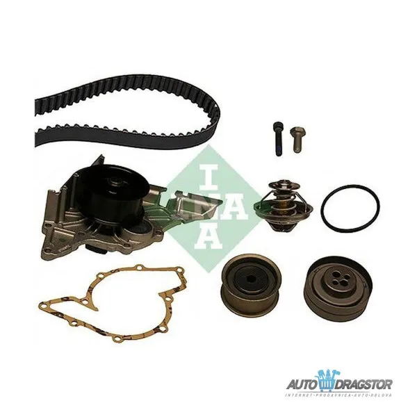 Set zupčastog kaiša sa vodenom pumpom AUDI 80 (B4; 8C; 8G), 91-00; 90 (B3; 89/8A/8B), 87-91; A4 (B5/8D), 94-01; A6 (C4/4A), 94-97; A8 (D2/4D), 94-03; 