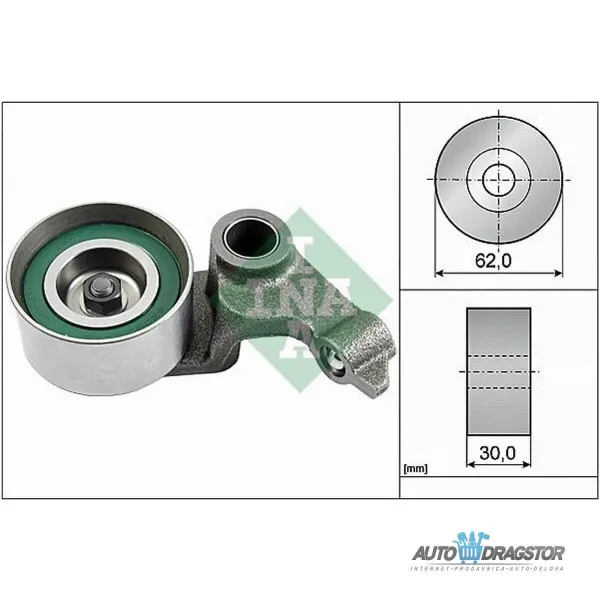 Španer (zatezač kaiša) TOYOTA AVENSIS (T22), 97-03; AVENSIS (T25), 03-08; AVENSIS VERSO (M2/R1), 01-09; COROLLA (E11), 97-02; COROLLA (E12), 02-07; COROLLA V 