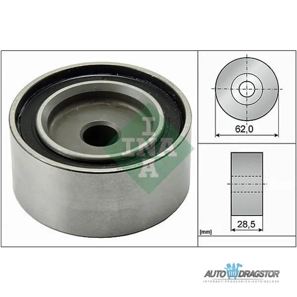 Ležaj španera zupčastog kaiša TOYOTA AVENSIS (T22), 97-03; AVENSIS (T25), 03-08; AVENSIS VERSO (M2/R1), 01-09; COROLLA (E11), 97-02; COROLLA (E12), 02-07; C 