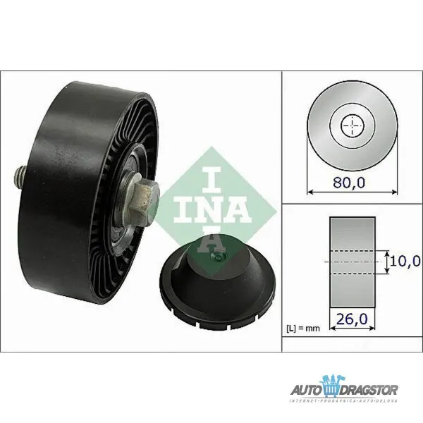 Španeri,roleri (PK kais) BMW 1 (E81/E82/E87/E88), 04-13; 3 (E90/91/92/93), 04-13; 5 (E60/61), 03-10; 6 (E63/64), 03-10; 7 (E65/66), 01-08; X1 (E84), 09-15; X3 