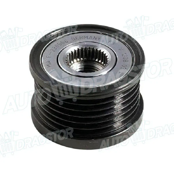 Remenica alternatora BMW 1 (E81/E82/E87/E88), 04-13; 3 (E46), 98-06; 3 (E90/91/92/93), 04-13; 5 (E60/61), 03-10; X1 (E84), 09-15; Z4 (E85/86), 03-09; 