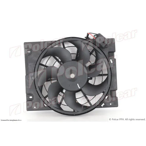 Ventilator hladnjaka sa nosačem OPEL ASTRA G (T98), 98-09; ZAFIRA A (T98), 99-05; 