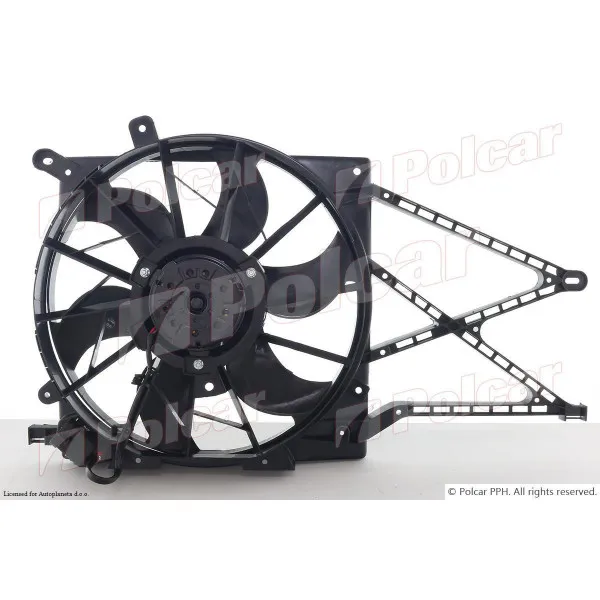 Ventilator hladnjaka sa nosačem OPEL ASTRA G (T98), 98-09; ZAFIRA A (T98), 99-05; 