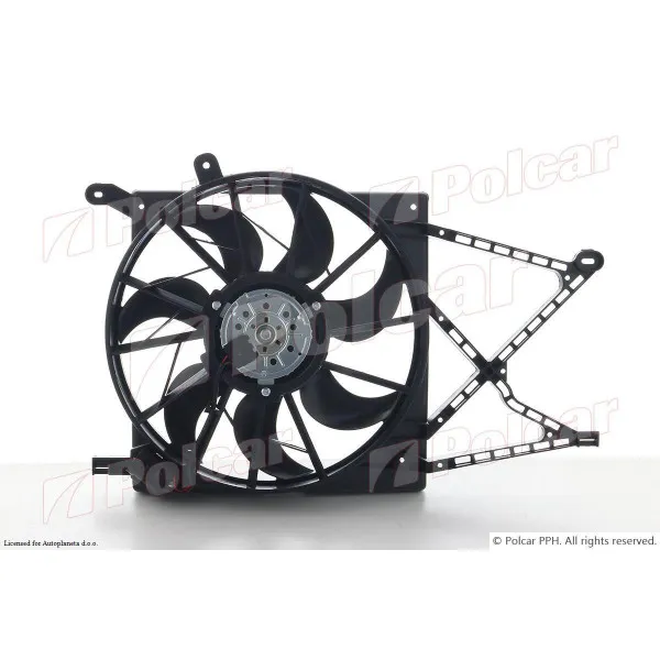 Ventilator hladnjaka sa nosačem OPEL ASTRA G (T98), 98-09; ZAFIRA A (T98), 99-05; 