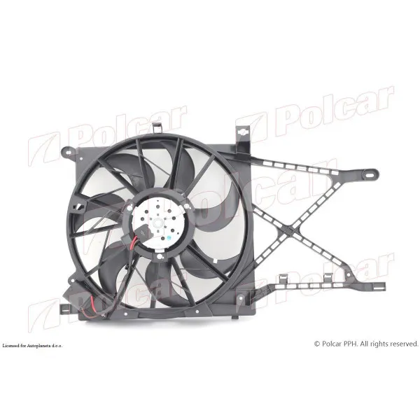 Ventilator hladnjaka sa nosačem OPEL ASTRA H (A04), 03-14; 