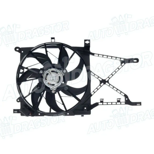 Ventilator hladnjaka sa nosačem OPEL ASTRA H (A04), 03-14; ZAFIRA B (T98), 05-12; 