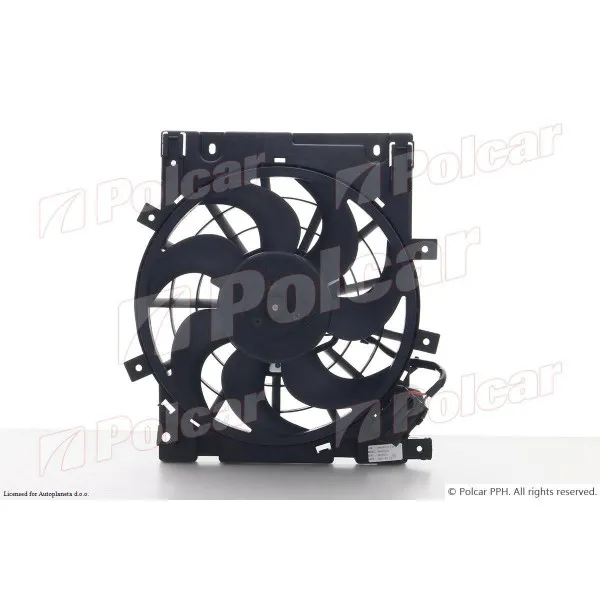 Ventilator hladnjaka sa nosačem OPEL ASTRA H (A04), 03-14; ZAFIRA B (T98), 05-12; 