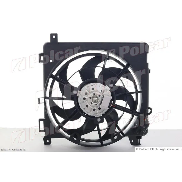 Ventilator hladnjaka sa nosačem OPEL ASTRA H (A04), 03-14; ZAFIRA B (T98), 05-12; 