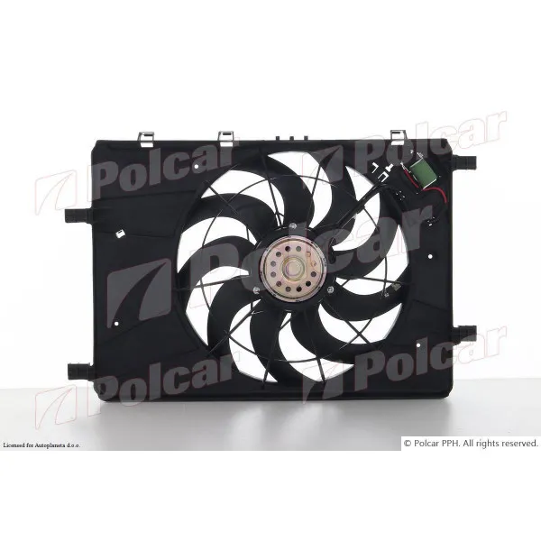 Ventilator hladnjaka sa nosačem CHEVROLET, OPEL 