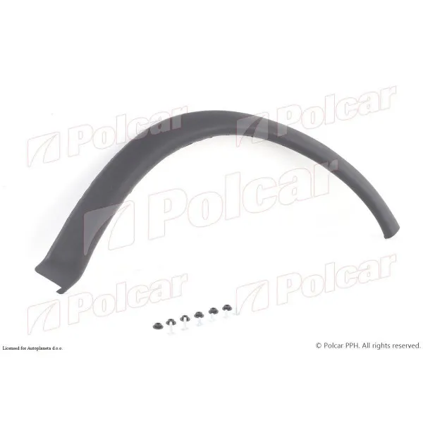 Plastični rub OPEL COMBO B, 93-00; CORSA B (S93), 93-00; 