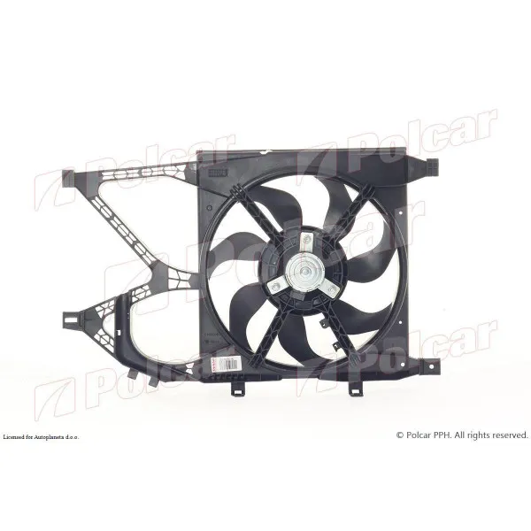 Ventilator hladnjaka sa nosačem OPEL CORSA C (X01), 00-06; 
