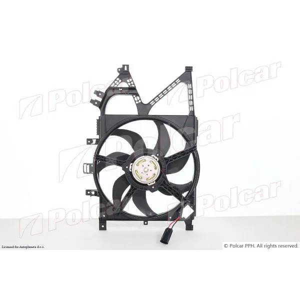 Ventilator hladnjaka sa nosačem OPEL COMBO C, 00-11; CORSA C (X01), 00-06; 